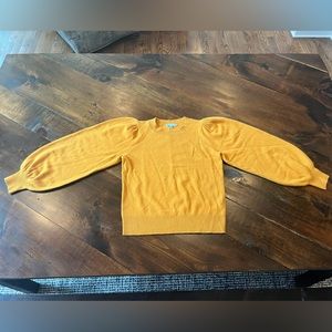 100% Cashmere Antonio Melan Sweater Mustard Yellow Women’s M